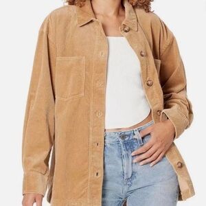 Madewell Beige Corduroy Shirt